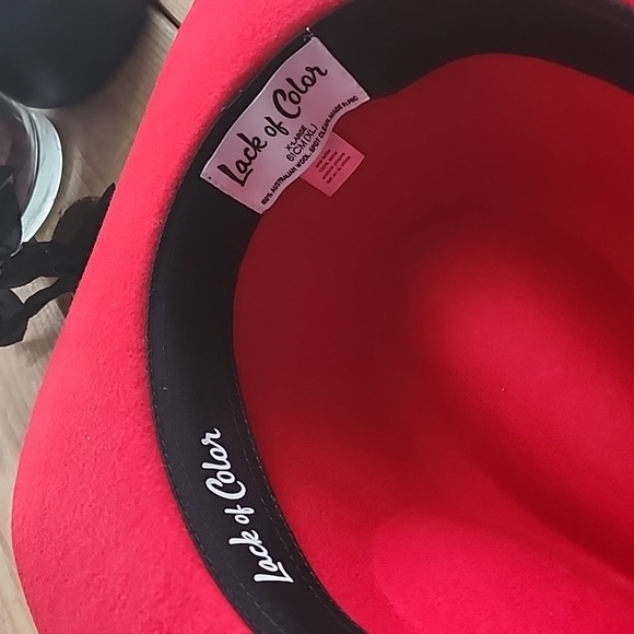 Lack of Color Scarlett Red Fedora - Picture 5 of 7